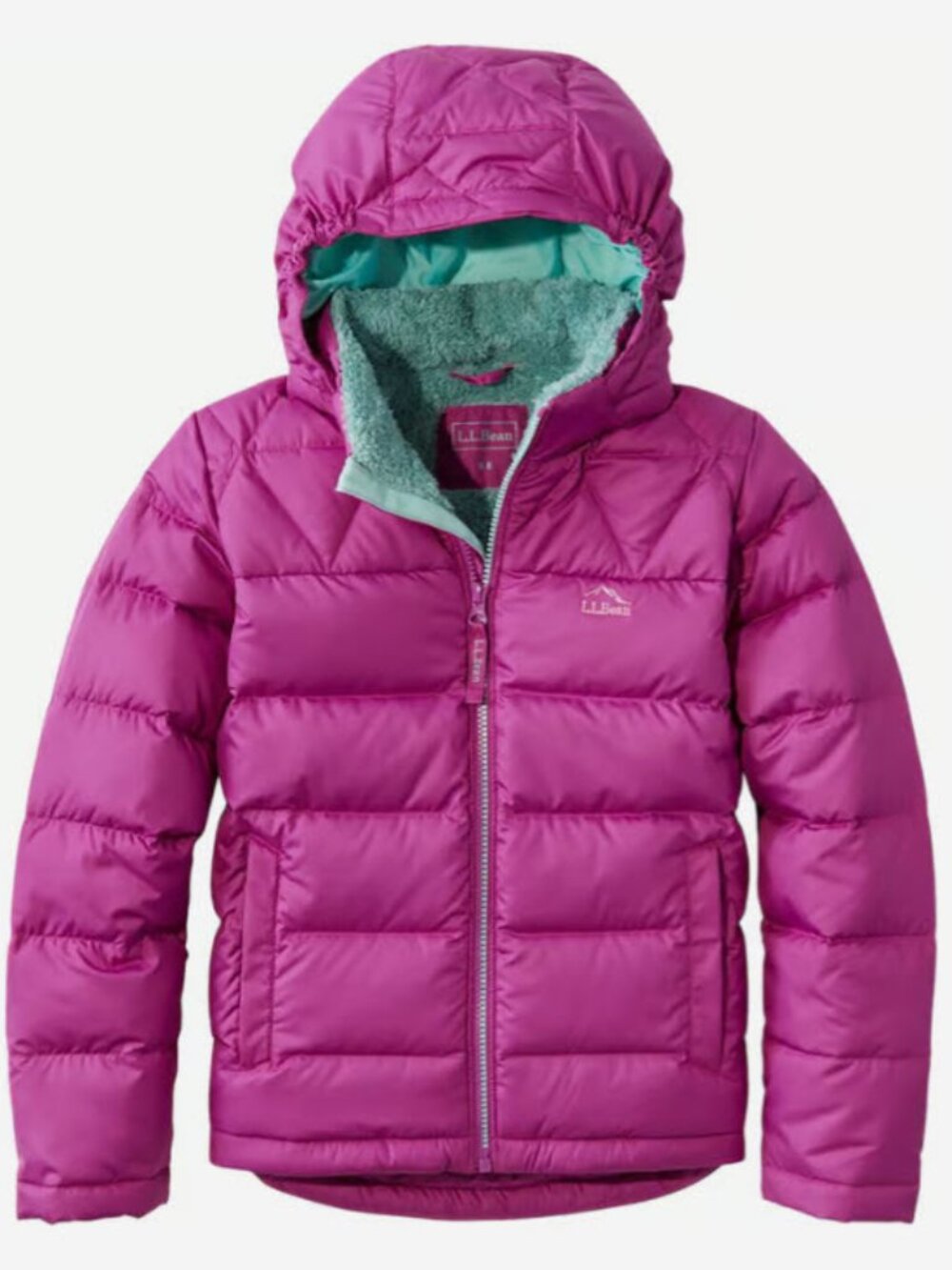 L.L. Bean Girls Down Jacket, size S (8)